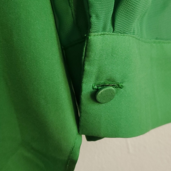 Philip Lim x Target Bright Green 🌞 Button up Top - Picture 11 of 11